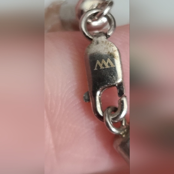 925 sterling designer woven mesh necklace iridescent WV Silver unique Anthro ? - Picture 10 of 15